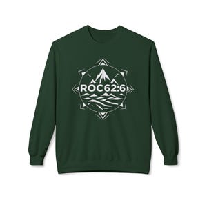 ROC626 Merch - Gildan Crewneck Sweatshirt: Stay Cozy in Style, Unisex Midweight Softstyle, Eco-Friendly, Better Cotton Blend, Oeko-Tex Forest Green