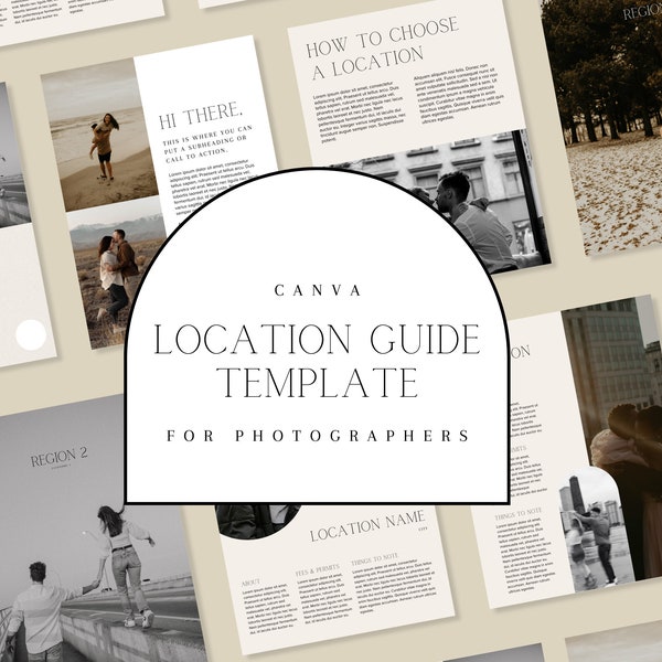 Canva Location Guide Template for Photographers