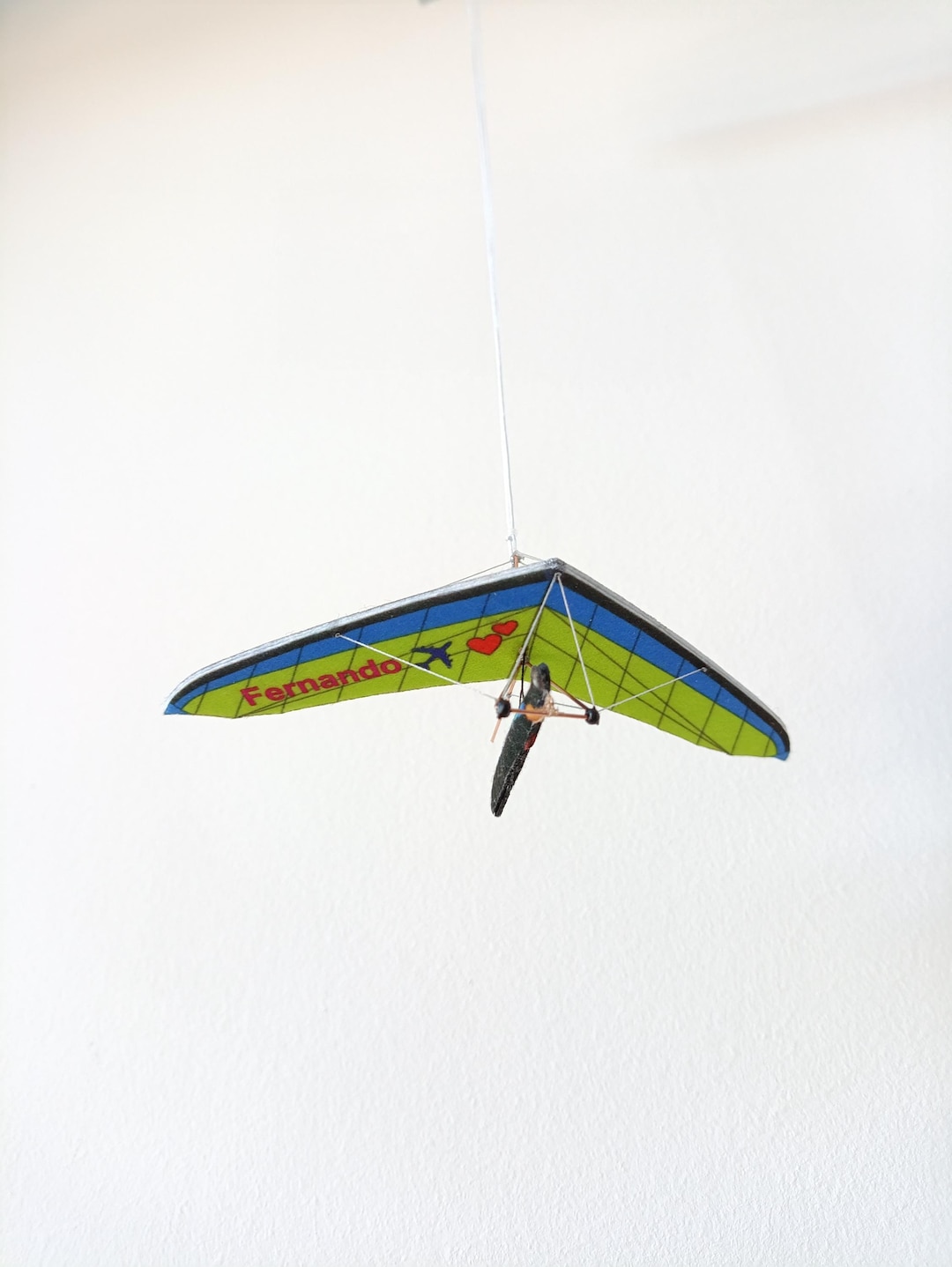 Felt Ornament Hang Glider Miniature With Any Hang
