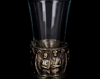 Medical School Graduation Gift, Father&#39;s Day Gift, Glassware And Barware, Handmade Shot Glasses, Trendy Drinkware, Man Сave Decor