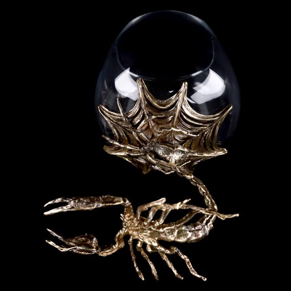 Scorpio Cognac Glass, Unique Gift for Father, Zodiac Sign Gifts