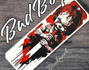 Bad Boy Hueforge Bookmark – Gothic Art for horror Book Lovers