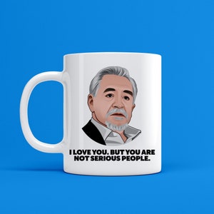 Taza de cerámica con cita de Logan Roy, 11 oz, serie de televisión Succession, regalo para el Día de la Mujer, regalo para él o ella, cumpleaños divertido