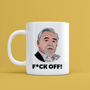 Taza de cerámica de Logan Roy de 11 oz, serie de televisión Succession, regalo para el Día de la Mujer, regalo para él o ella, divertido cumpleaños.