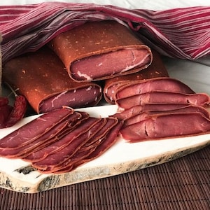 natural homemade famous kayseri bacon pastırma local delicacies 250gr