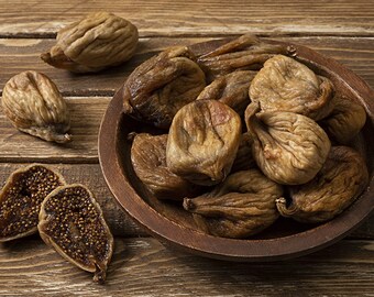 100% Natural & New Crop 1st Quality ORGANIC No Additives Dried Figs 200 Gr