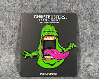 Brand New Ghostbusters Frozen Empire Slimer bottle opener.