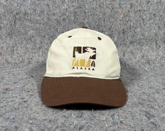 Gorra snapback estilo vintage con logo de alce de Alaska
