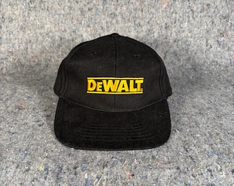 Gorra vintage DeWalt con correa en la espalda