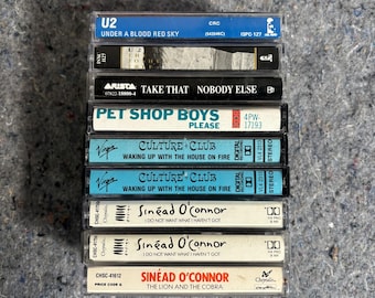 Cassette Tapes (LOT) // Classic UK & Ireland Pop Group // Band //  Singer