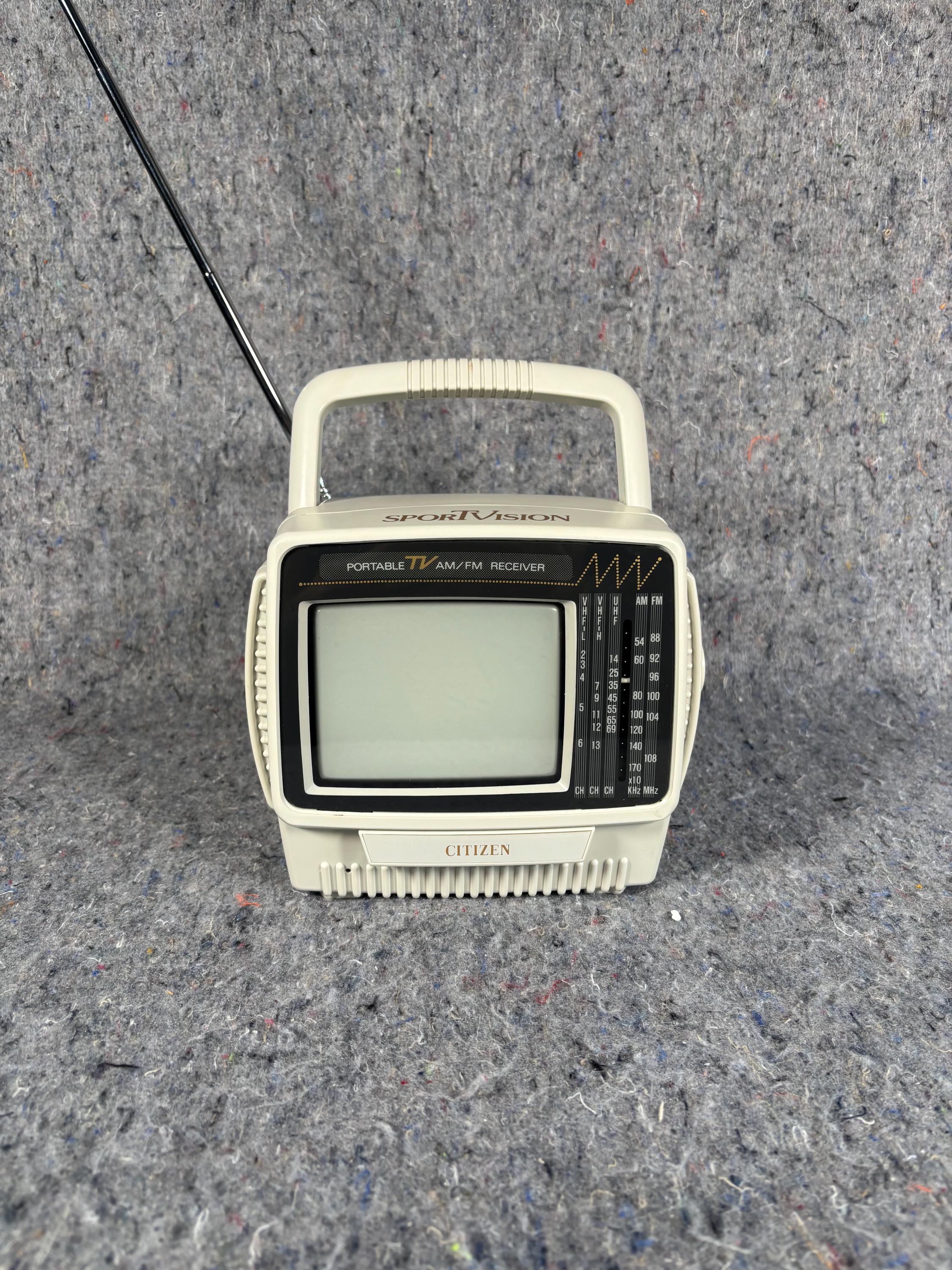 Vintage portable tv - Etsy 日本