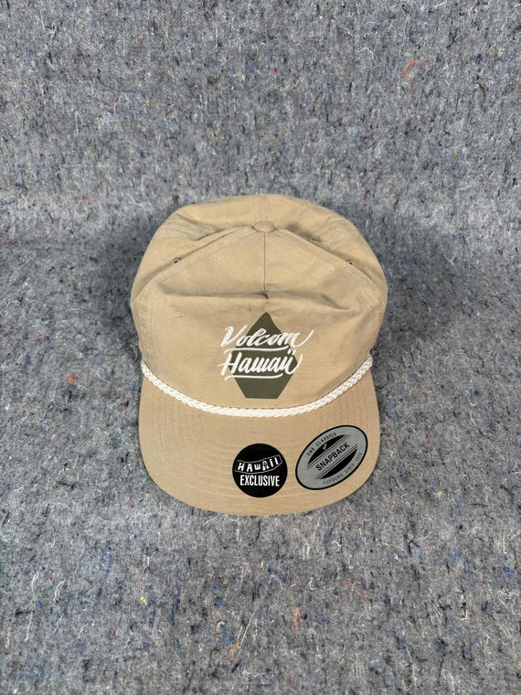 Beige Volcom "Hawaii" Ltd edition snapback hat