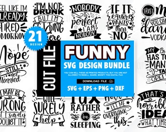 Pacote de citações engraçadas svg, Pacote Sarcasmo Svg, Pacote Sarcástico Svg, Pacote Svg de provérbios sarcásticos, Citações sarcásticas Svg, Silhueta, Cricut