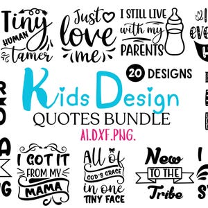 Bundle SVG pour tout-petits, Bundle SVG pour bébé, Cool Kids svg, SVG sarcastique, svg pour tout-petits, svg impertinent, svg Funny Kids Designs, fichiers de coupe pour Cricut