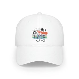 On Lake Time Low Profile Baseball Cap