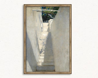 Beautiful Architecture Painting | Design Wall Art | Printable Digital Download | Sophisticated Interior Style