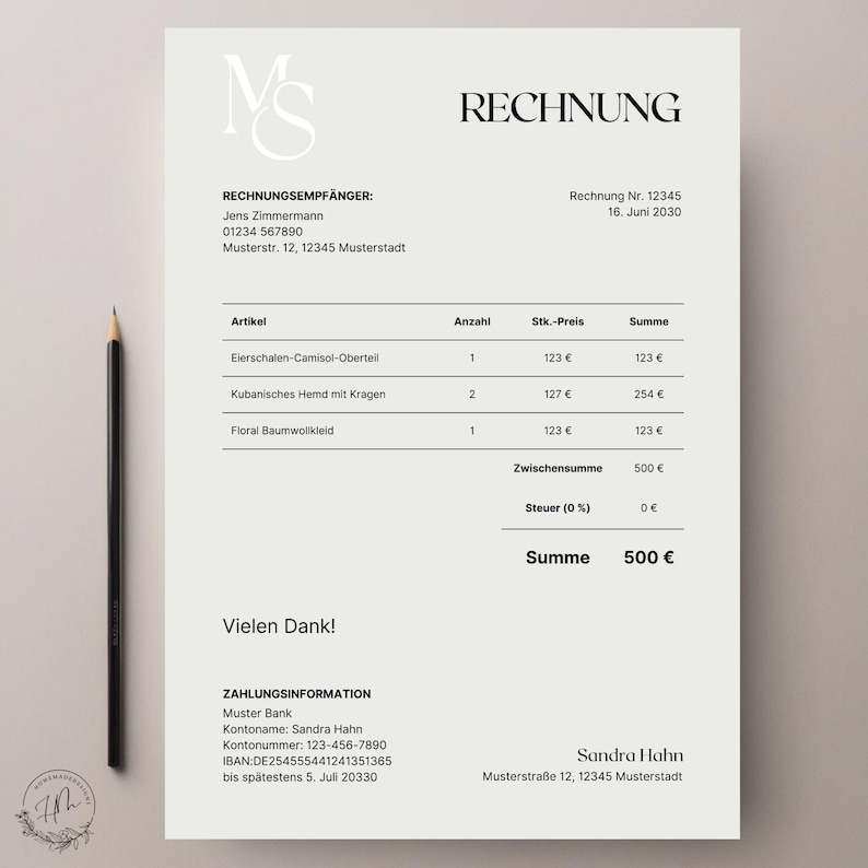 Invoice Template 2024 Professional Word Canva Template Invoice