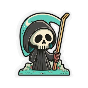 Grimmy Stickers Emo Skater Aufkleber Sticker Art