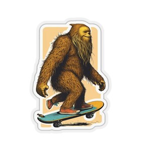 Mr.Foot Stickers, Big Foot, Emo, Skater,Decal, Sticker Art, Gifts, Gift Ideas, Cars, Trucks