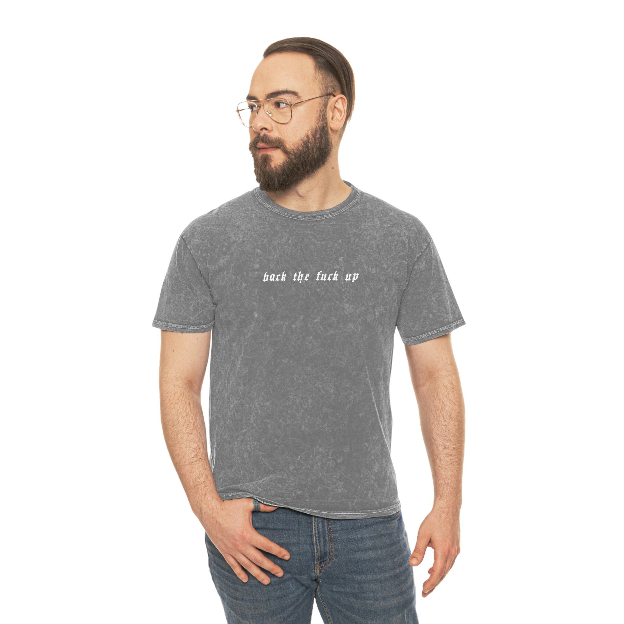 Back up Mineral Wash T-shirt - Etsy