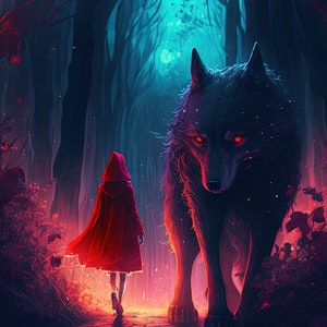 Le petit chaperon rouge et le grand méchant loup image 1
