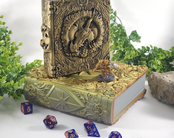 Dragon tome secret book storage trinket box/gift for book lover,book enthusiast,