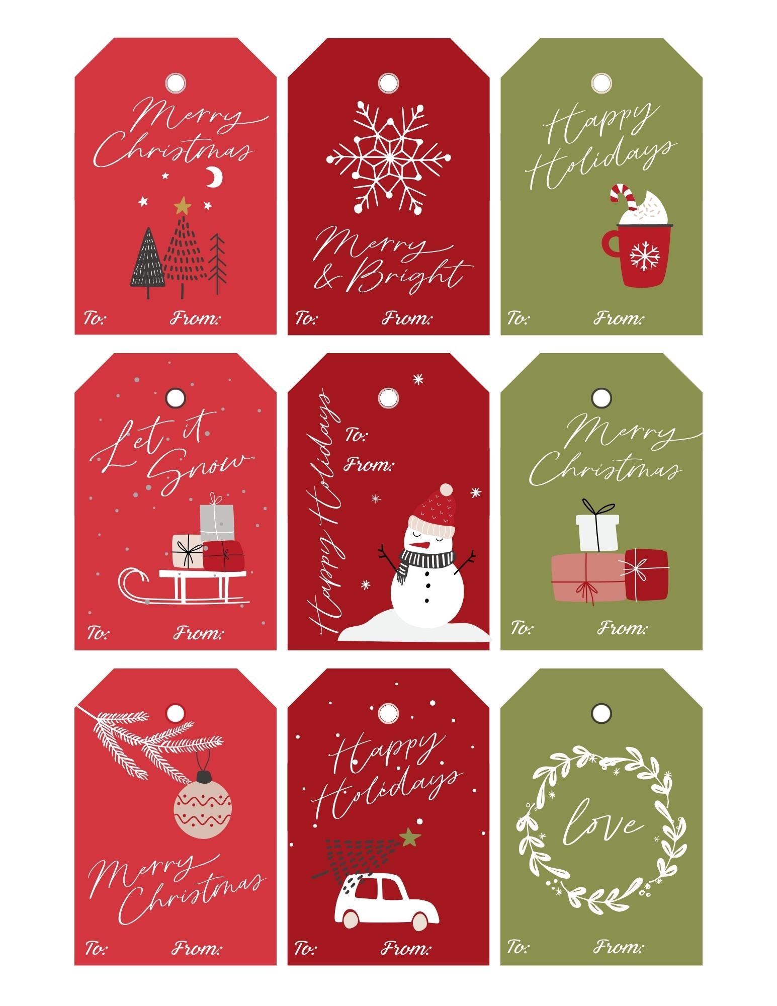 Holiday Printable Gift Tags Christmas - Il Fullxfull.5518731077 598e