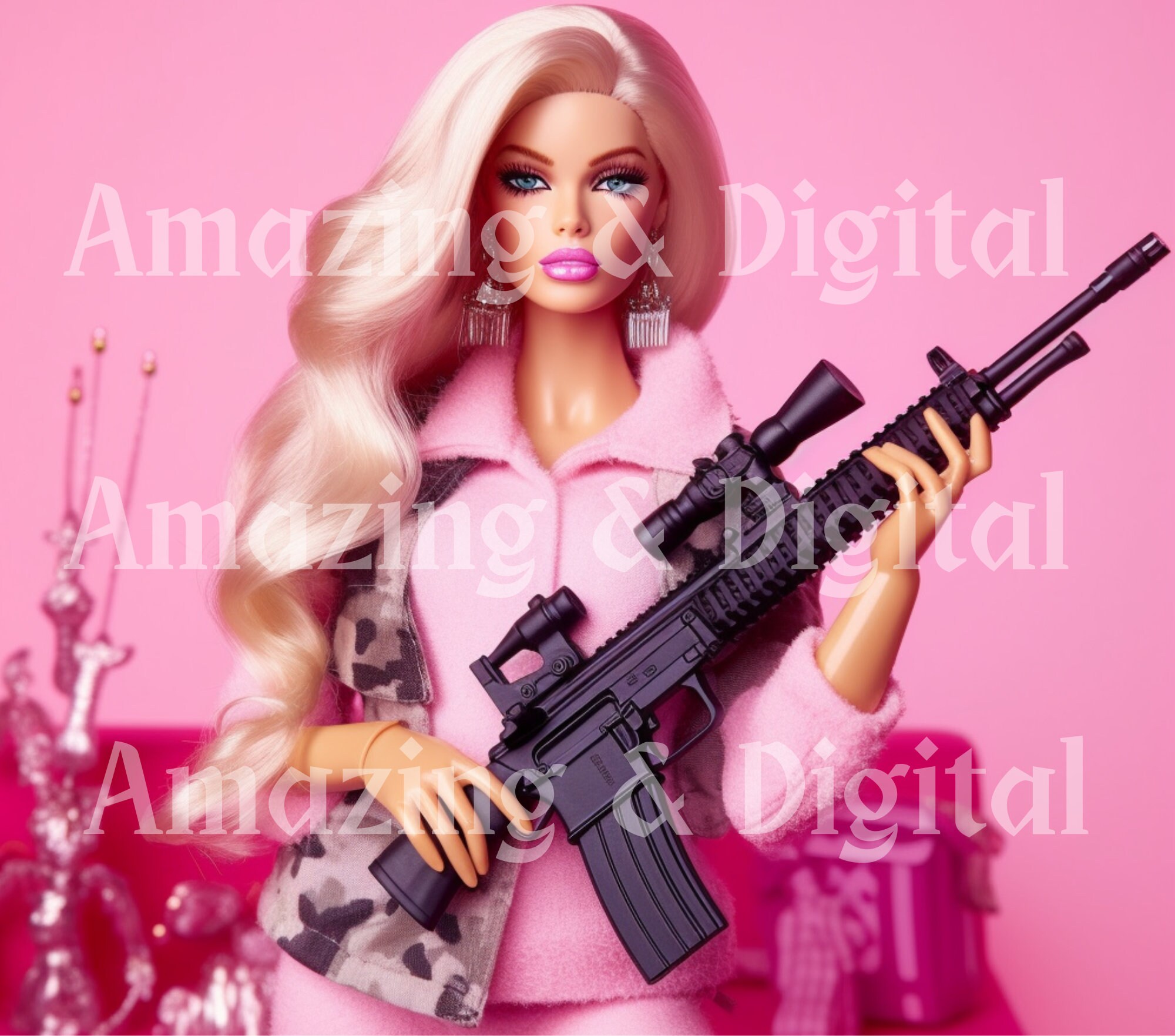 Pink Movie Inspired Drink Tumbler Sublimation, Digital, craft, Princess,  Gift, clipart, Dolls, 20oz skinny tumbler Wrap Design 2023