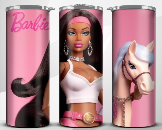 Barbie Louis Vuitton 3D Puff design for 20oz tumbler LV Shalini Design  Webstore