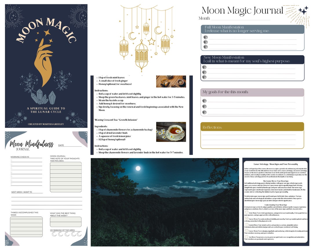 Moon Magic, Spiritual Guide to Lunar Cycle, Moon Ebook, Sisterhood ...