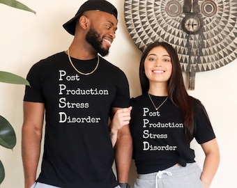 Funny shirt for editor or post story producer. A great gift for AEs and friends in post production who are filmmakers.