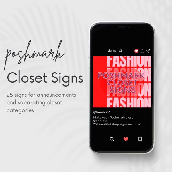 Fashion Fashion Poshmark Closet Signs
