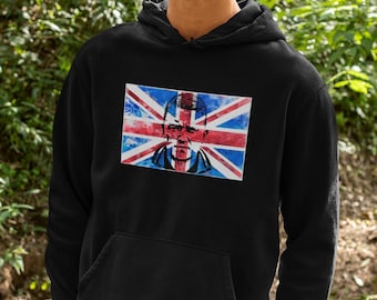 Sudadera unisex con capucha Union Jack Tommy Robinson