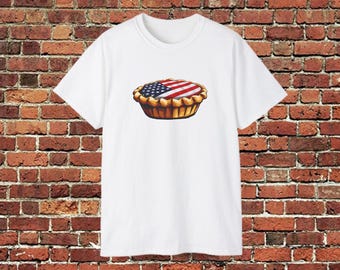 American Flag Apple Pie T-Shirt