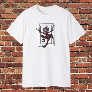 Joker Jumping Off Card T-Shirt