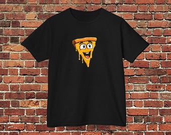 Camiseta infantil con emoji de pizza