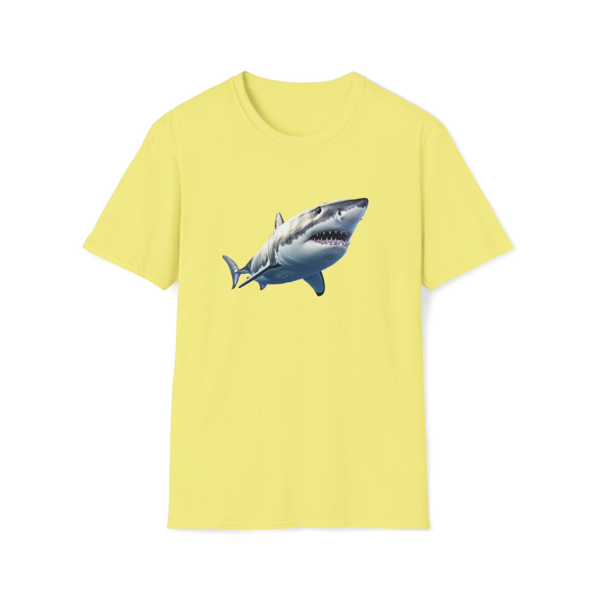 Great White Shark T-shirt - Etsy