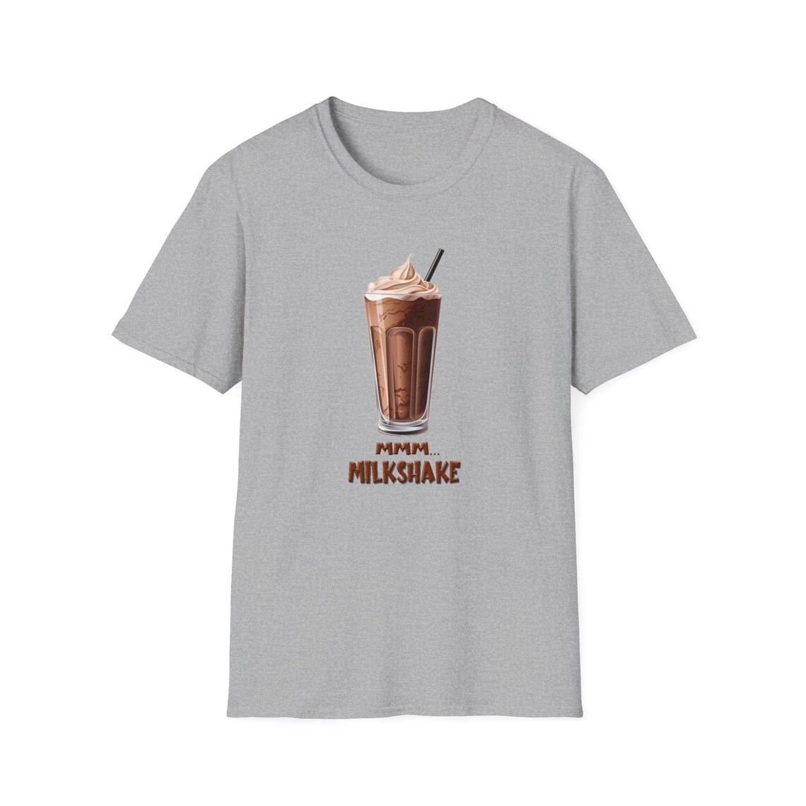 Milkshake Print On T-Shirt