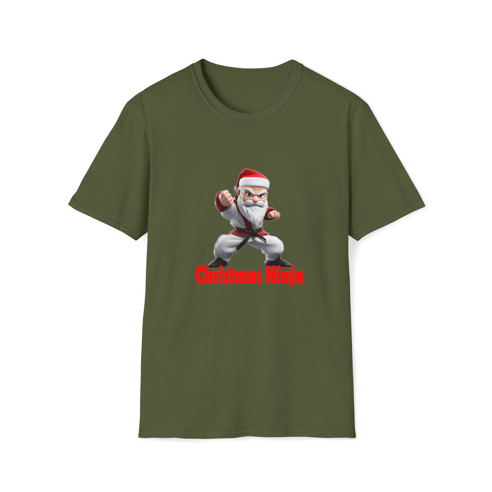 Christmas Ninja T-shirt - Etsy