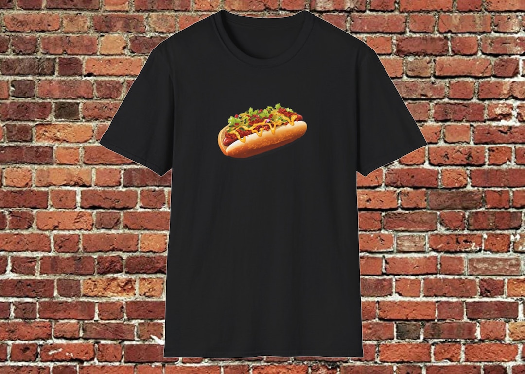 Loaded Hot Dog Tshirt Etsy