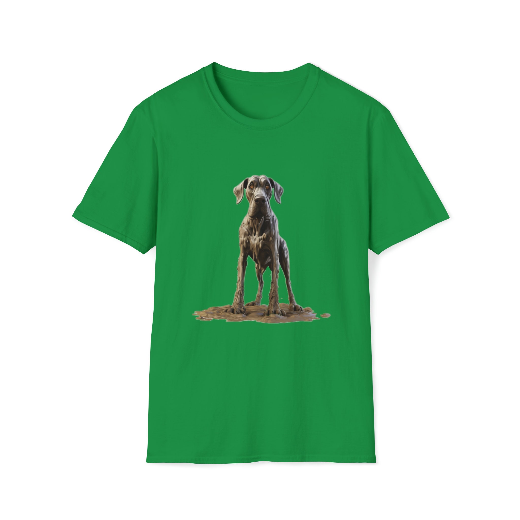 Muddy Great Dane T-shirt - Etsy