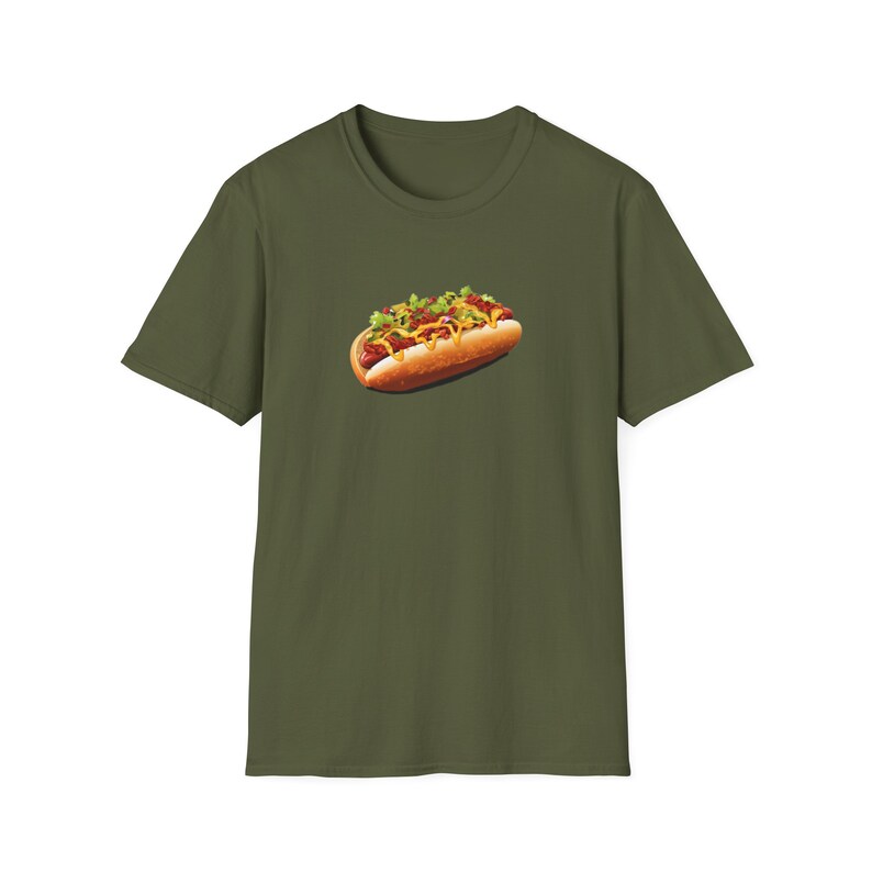 Loaded Hot Dog Tshirt Etsy