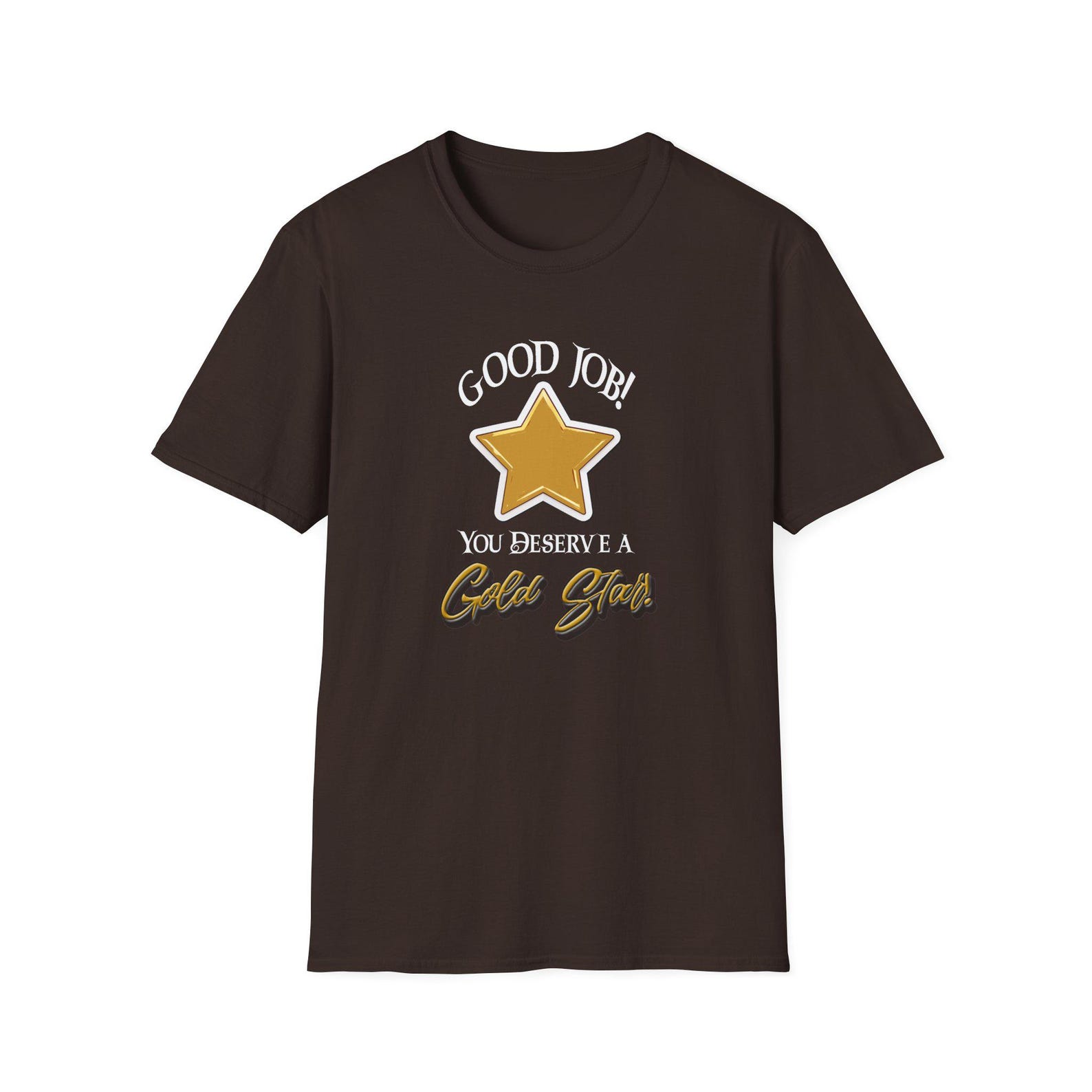 Mint & gold star tee main image 1