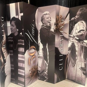 Custom Accordion Photo Wall Backdrop, Self-Standing Event Display, Wedding Birthday Party Banner