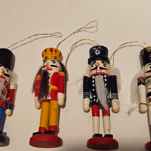 4 3.5&quot; Nutcracker soldier christmas ornaments