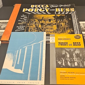 Very rare George Gershwin&#39;s Folk Opera Porgy and Bess No.145 on 4 78 Albums