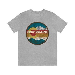 Fort Collins Colorado Tee, Colorado Graphic Tee, Rocky Mountains, Colorado, Fort Collins Tee, FOCO Graphic Tee, Unisex Tee,