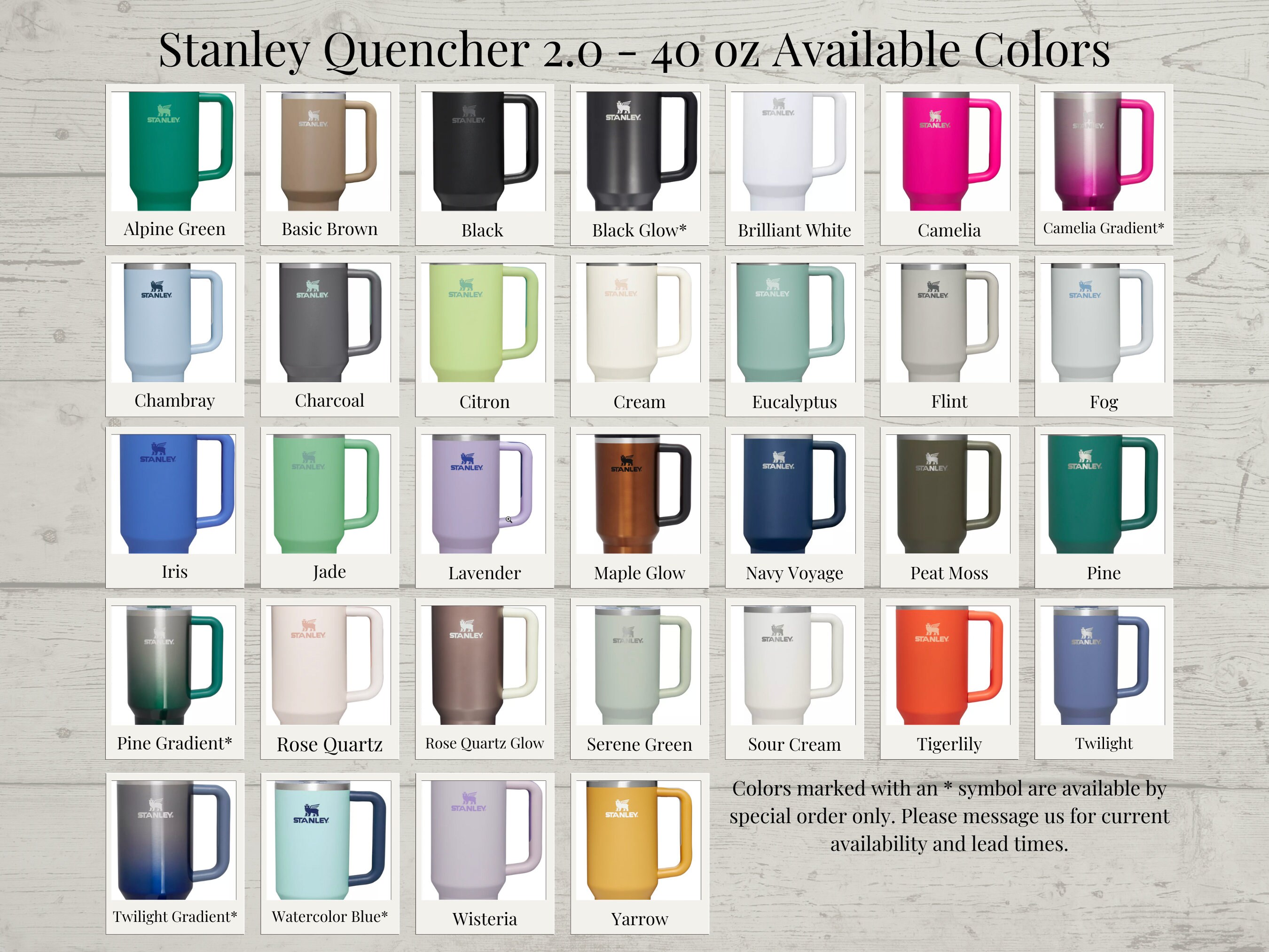Stanley Glitter 40oz Cup Aqua-white Gradient STANLEY 40oz - Stanleytumbler