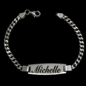Baby Bracelet Gold - Child ID Bracelet - Baby Bracelet Silver - Baby Shower Gift - Personalized Baby ID Bracelet-Custom Baby Name Bracelet
