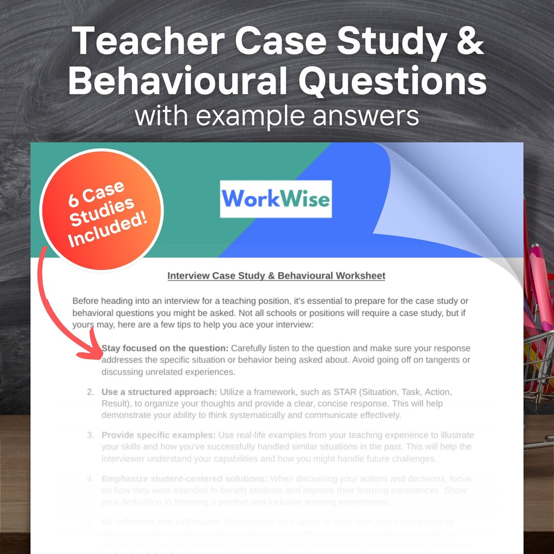Teacher Interview Case Study Questions & Answers, Plus Bonus Question ...